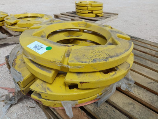 (4) Unused John Deere L28228 Wheel Weights