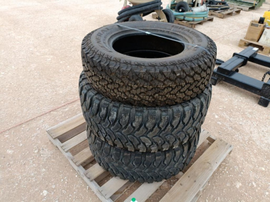 (3) Misc Pickup Tires