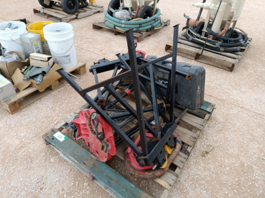 Pallet of Misc Pipe Threader Parts