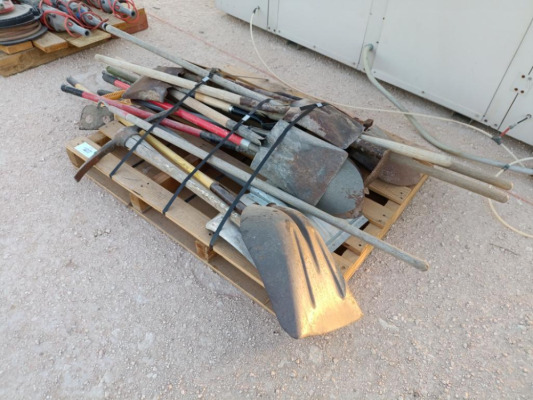 Pallet of Misc Shovels