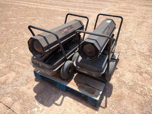 (2) Diesel Shop Heaters