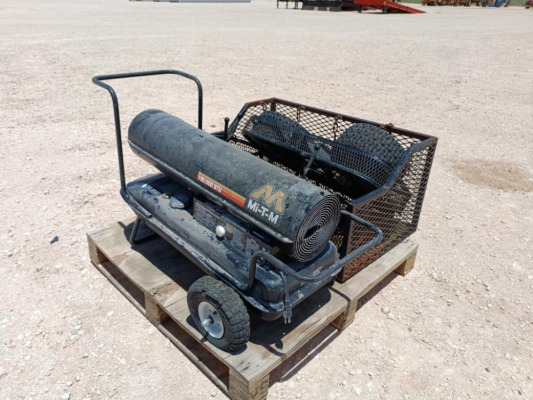 Mi-T-M Shop Heater, ATV Racks, Lawn Mower Wheels