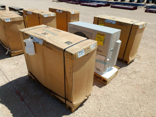 (3) Unused Fujitsu Mini Split, Split Type Outdoor Unit
