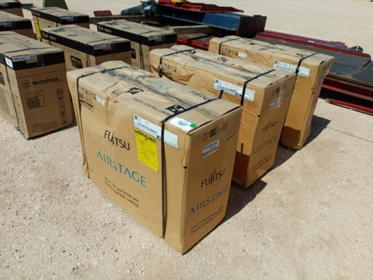 (3) Unused Fujitsu Mini Split, Split Type Outdoor Unit