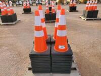 (50) Unused Safety Road Cones