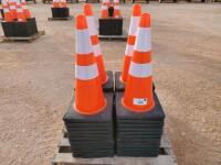 (50) Unused Safety Road Cones