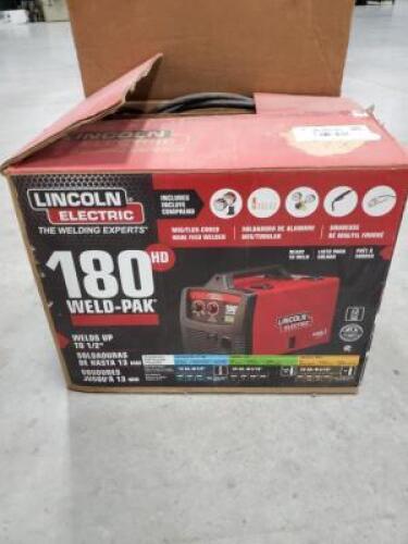 Unused Lincoln Electric Wire Welder, 180 Weld-Pak