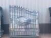 Unused Greatbear 14Ft Bi-Parting Wrought Iron Gate with "DEER" Artwork.