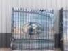 Unused Greatbear 14 Ft Bi-Parting Wrought Iron Gate with "COW" Artwork.