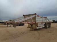 1987 Load Master Triple Axle Belly Dump Trailer