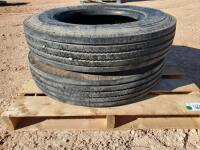(2) 8R 19.5 Samson Tires