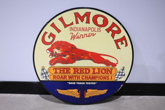 Vintage Gilmore Gasoline sign