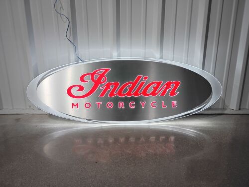 Indian Motorcycles Light-Up Sign