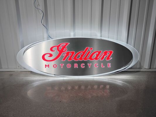 Indian Motorcycles Light-Up Sign