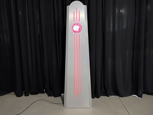Indian Motorcycle Light-Up Corner Sign, 63" Tall