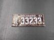 1942 Vintage Colorado License Plate