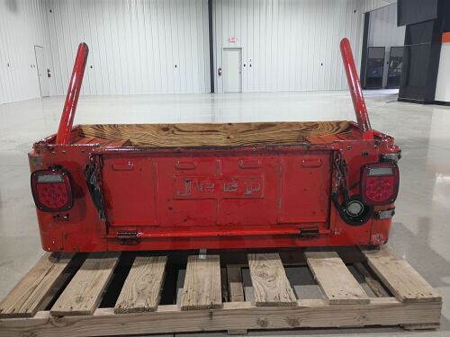 Custom Built Vintage Jeep Furniture Piece