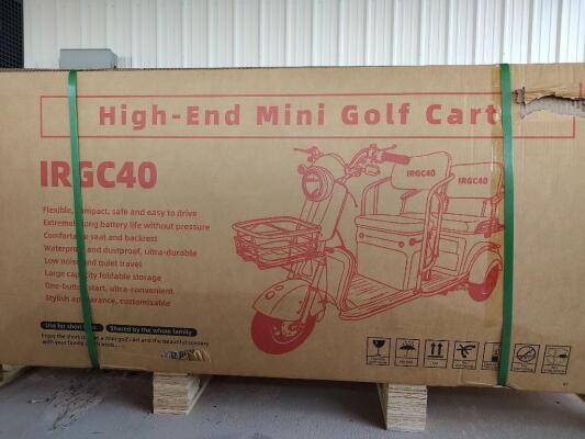 IR IRGC40 High-End Mini Electric Golf Cart, Color Purple