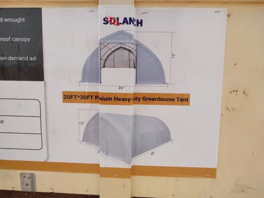 SD Lanch SDL203GT 20ftx 30ft Heavy Duty Green House Tent