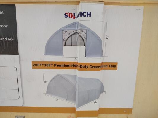 SD Lanch SDL203GT 20ftx 30ft Heavy Duty Green House Tent