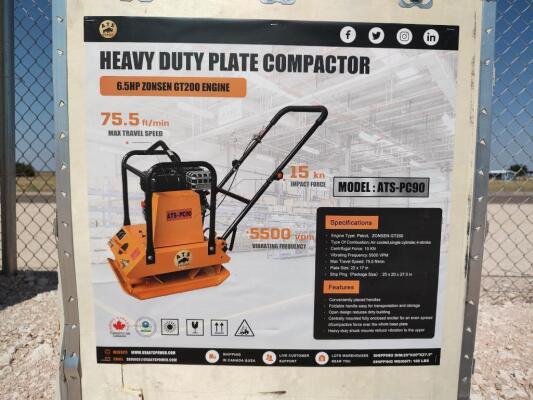 ATS Power ATS-PC90 Heavy Duty Plate Compactor