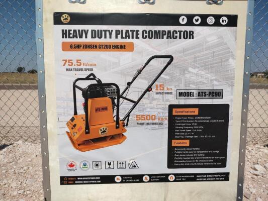ATS Power ATS-PC90 Heavy Duty Plate Compactor