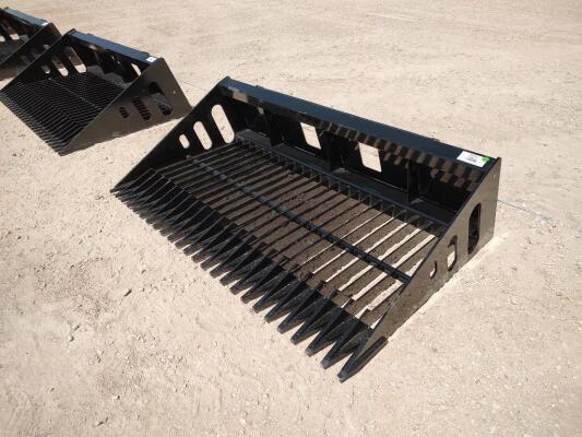 Wolverine SB66 67" Skid Steer Skeleton Rock Bucket