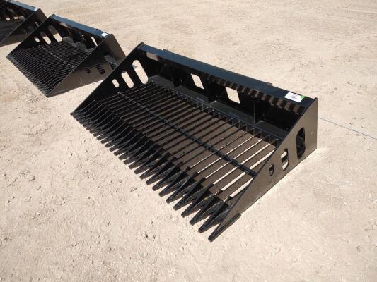 Wolverine SB72 72" Skid Steer Skeleton Rock Bucket