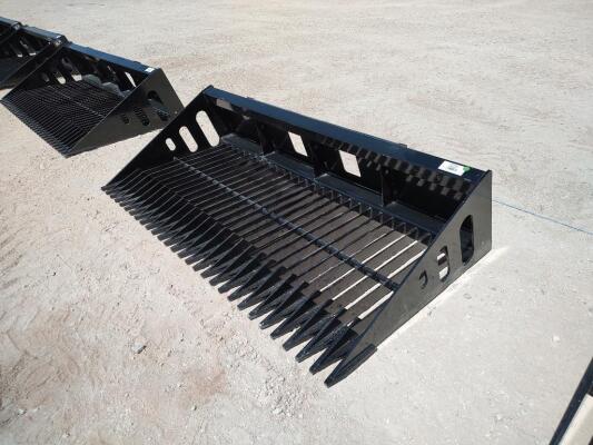 Wolverine SB78 78" Skid Steer Skeleton Rock Bucket