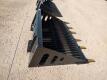 Wolverine RSB66 68" Skid Steer Skeleton Rock Bucket w/Teeth - 6