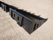 Wolverine RSB84 84" Skid Steer Skeleton Rock Bucket w/Teeth - 5