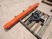 (1) Wolverine TQH-26-01C 3 Point Hitch Trailer Mover w/Hitch Receiver (1 Set) 76" Fork Extensions - 2