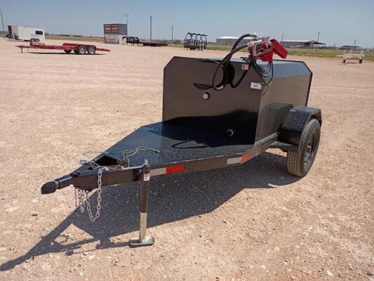 300 Gallon Fuel Tank Trailer w/12 Volt 20 GPM Fuel Transfer Pump