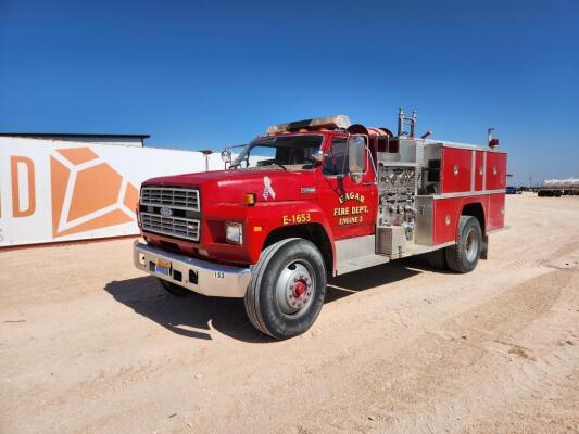 1985 Ford F800 Fire Truck