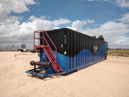 2008 Homemade 500 BBL Open Top Flowback Tank Trailer