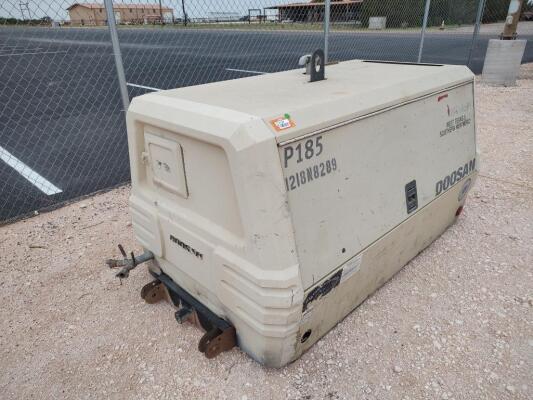 2018 Doosan P185 Air Compressor