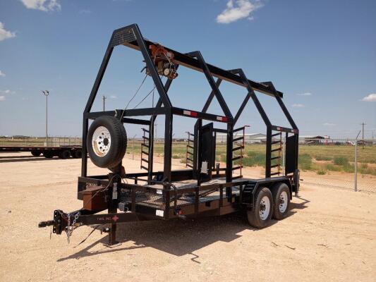 2014 W G Mfg 16Ft Hoist Trailer