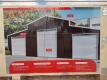 SD Lanch C4230FT 42Ft x 30Ft 3 Garage Metal Shed