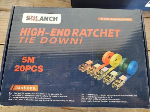(20) SD Lanch 5m High-End Tie Down Ratchet Straps
