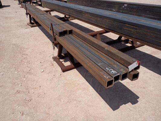 (8) pcs Hot Rolled 3" Square Tubing