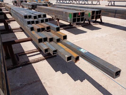 (25) pcs Hot Rolled 3" Square Tubing