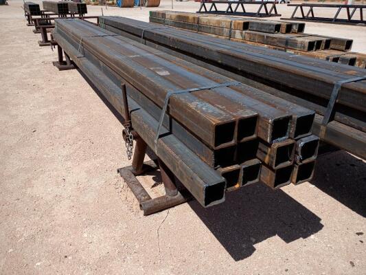 (13) pcs Hot Rolled 4" Square Tubing