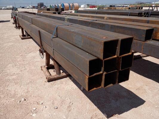 (8) pcs Hot Rolled 5" Square Tubing