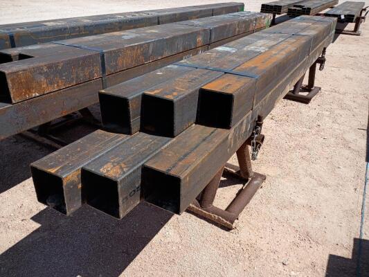 (6) pcs Hot Rolled 6" Square Tubing