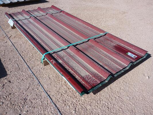 (35 pcs) R Panels 6ft Long, Misc Colors