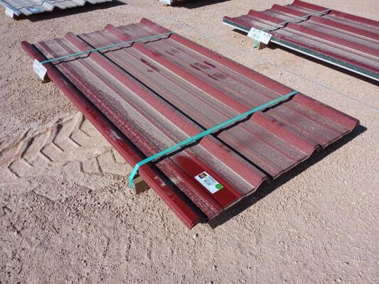 (29 pcs) R Panels 6ft Long, Rustic Red