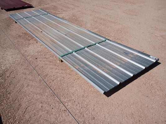 (12 pcs) R Panels 13ft Long, Galvalume