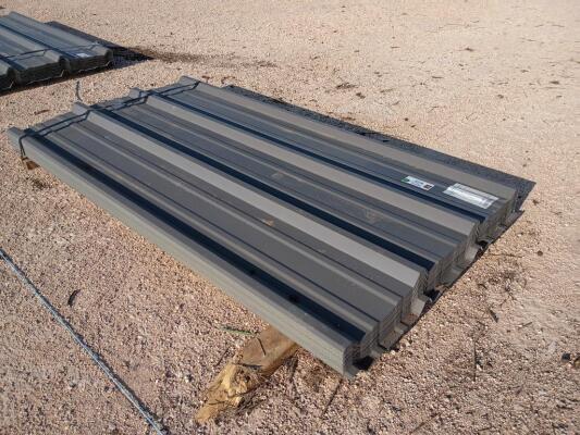 95 pcs R Panels 6ft Long, Charcoal Gray