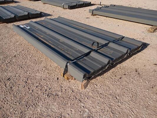 95 PCS R Panels 6ft Long, Charcoal Gray