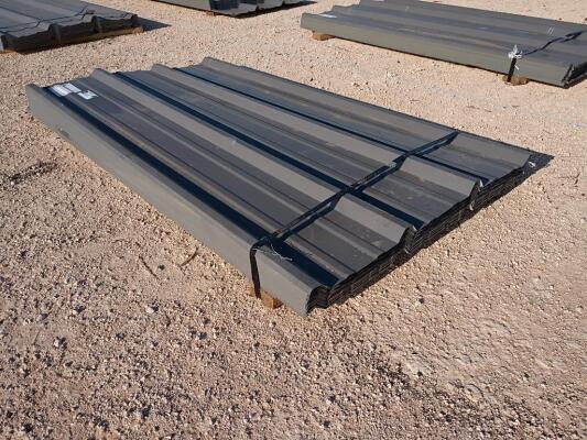 (95 pcs) R Panels 6ft Long, Charcoal Gray